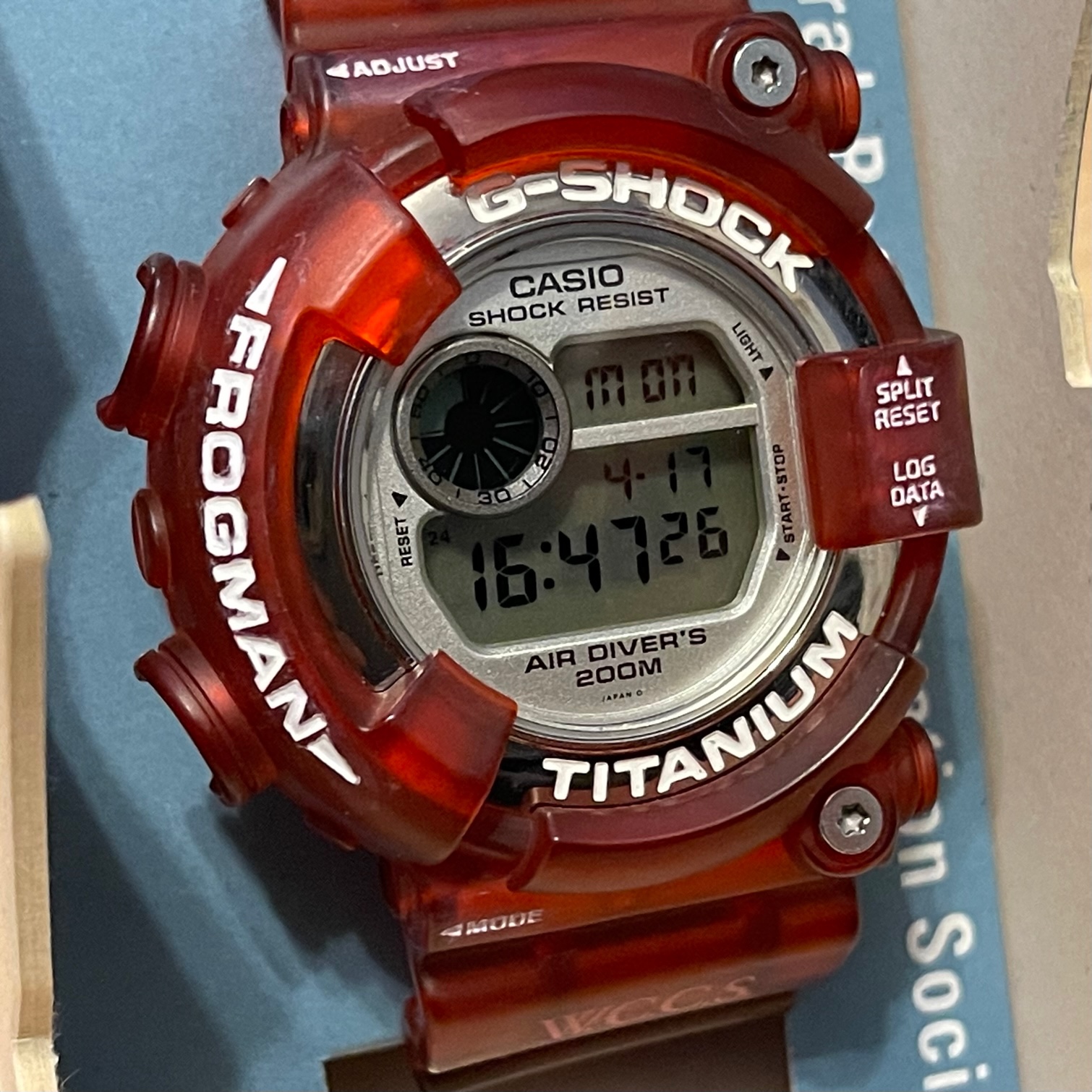 [WTS] Casio G-Shock DW-8201WC-7T WCCS Frogman Red Jelly 