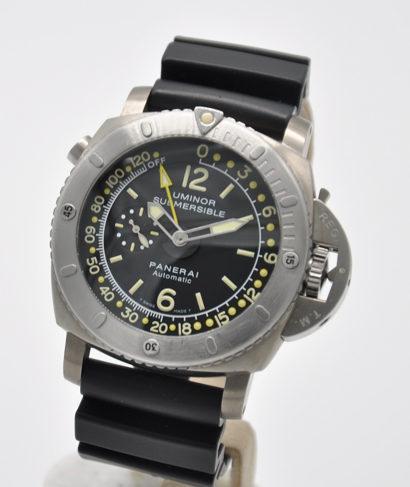 FS Panerai Luminor Submersible 1950 Depth Gauge Steel and