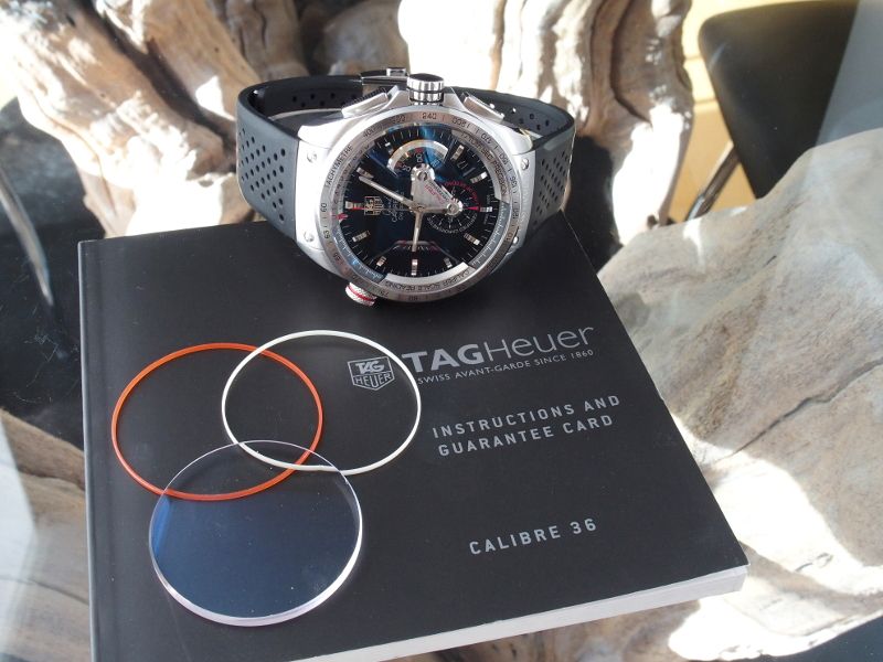 FS TAG Heuer Grand Carrera Calibre 36 Chrono CAV5115.FT6019 Exc