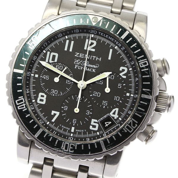 With warranty [ZENITH] Zenith Rainbow Flyback El Primero Chronograph