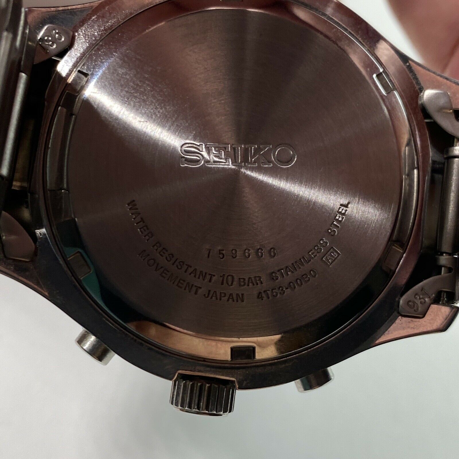 Udgangspunktet cowboy dagbog Seiko 4T53-0080 Chronograph Watches Quartz Watch Second Hand | WatchCharts