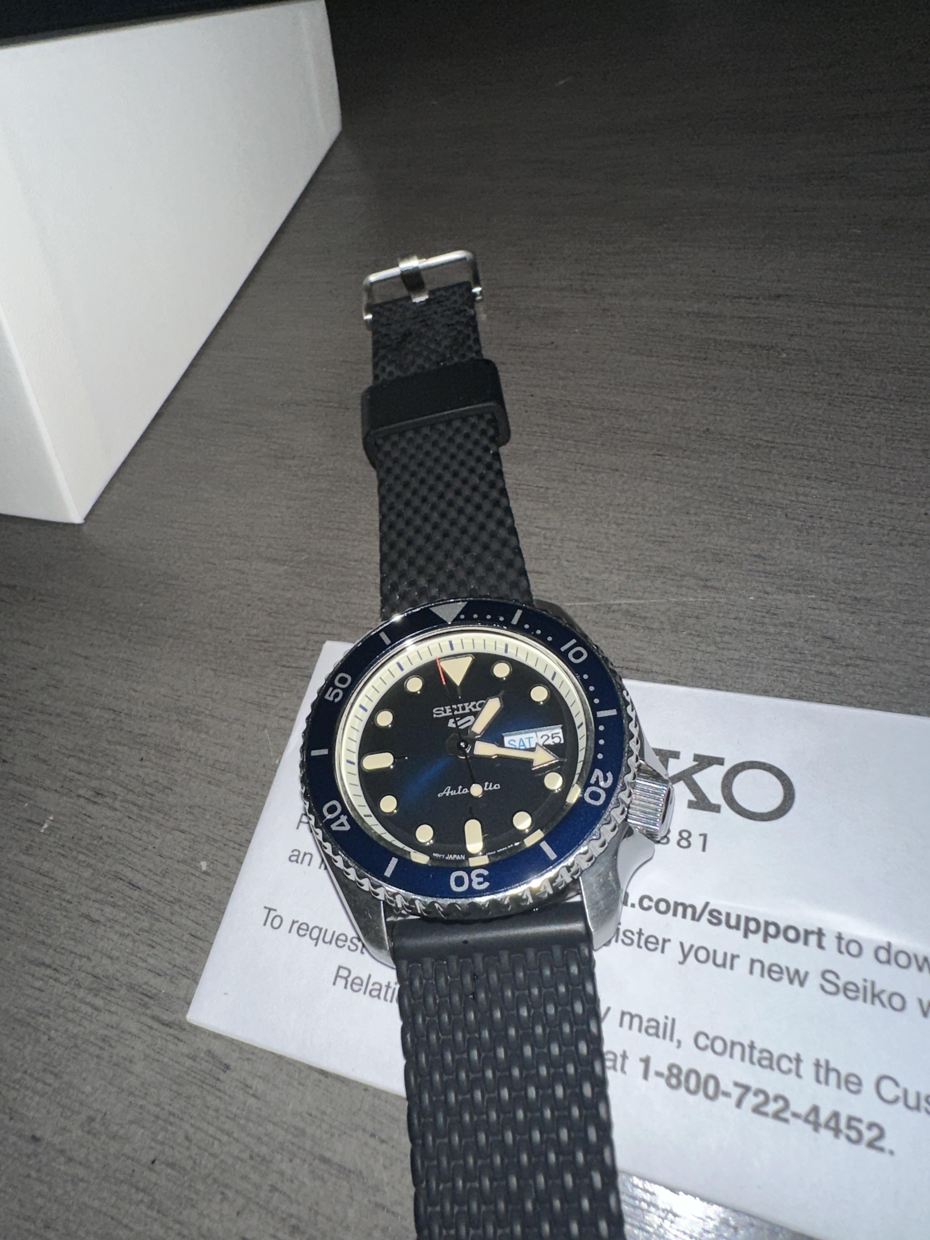 [WTS] Seiko SRPD93 Blue Sunray Dial | WatchCharts