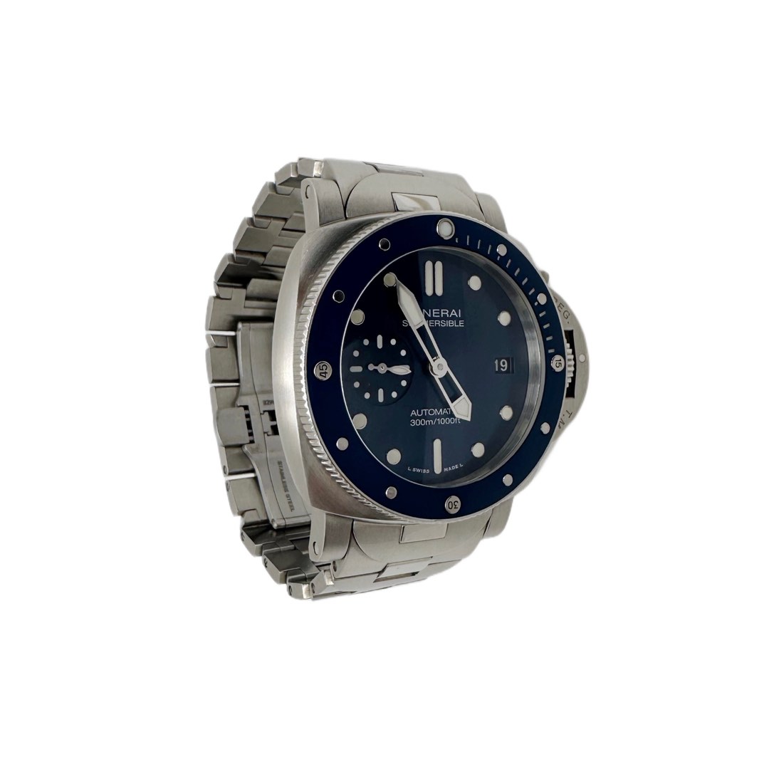 Panerai PAM01068 Pam 01068 1068 Luminor Submersible 3 Days blue