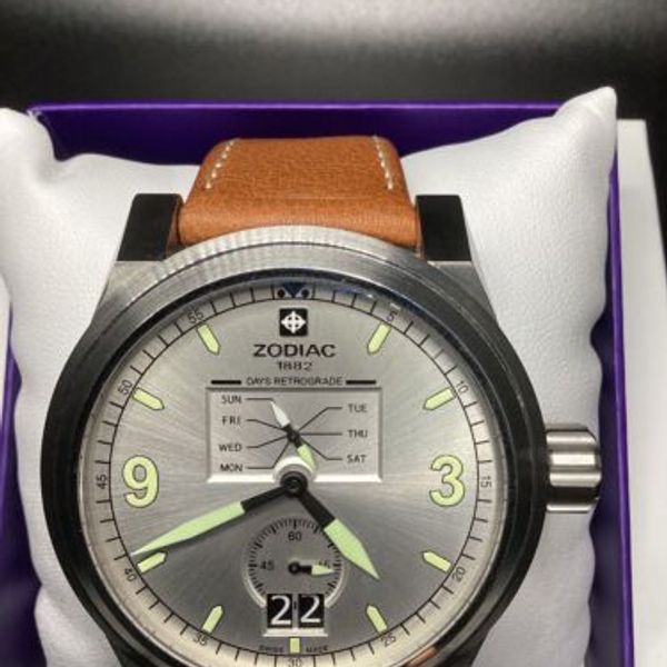 Zodiac ZMX-04 ZO8564 Switch Watch - Brown Leather Strap - Fresh