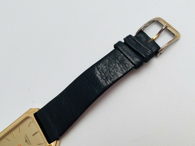 LONGINES Watch 832 1174 Square Hand Winding 18K Gold Plated T881