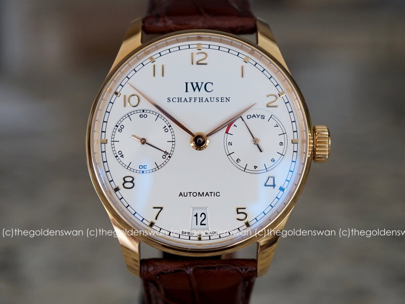 FSOT IWC Portuguese 7 Day Ref 5001 Rose Gold WatchCharts Marketplace