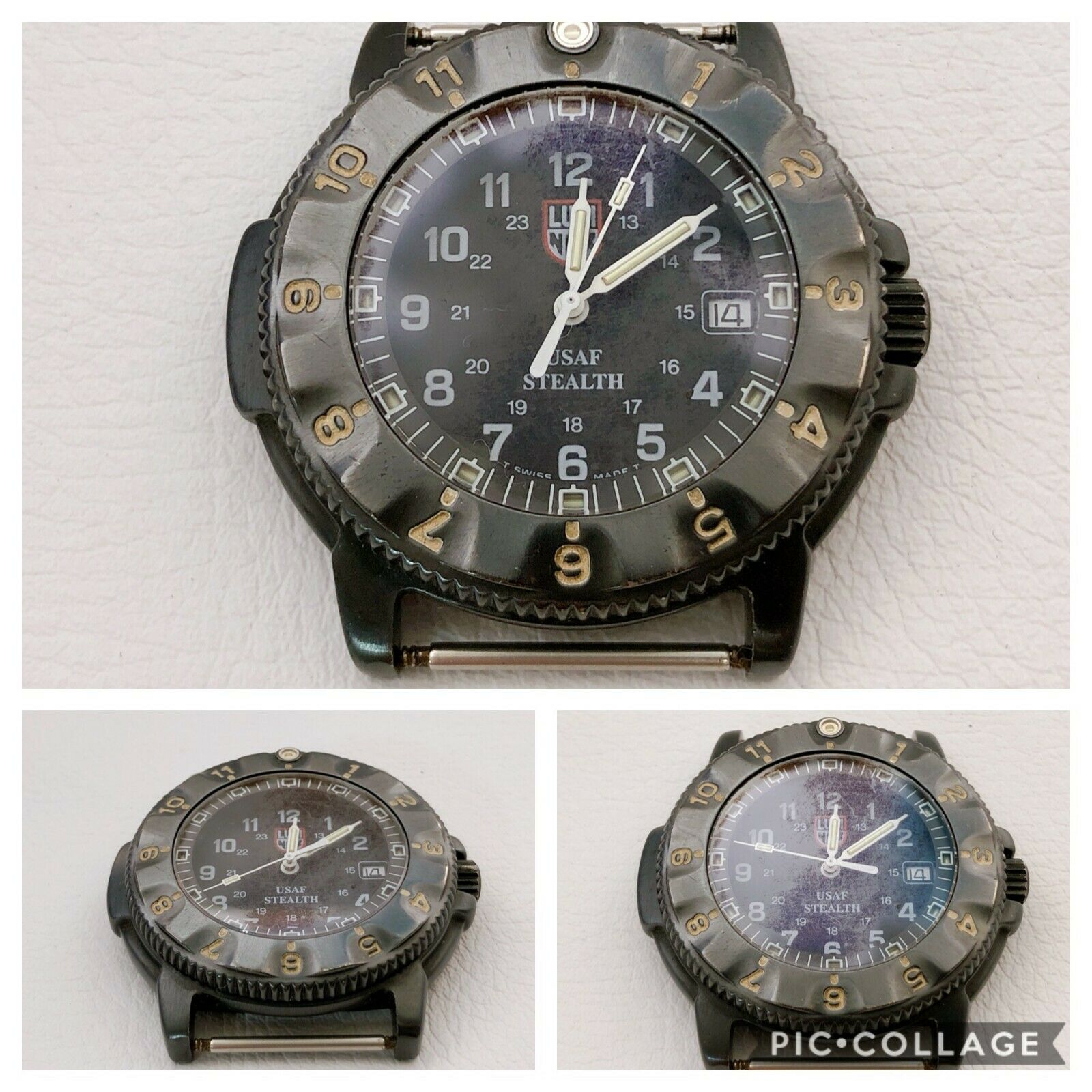 Vintage Luminox USAF STEALTH F-117 Nighthawk 3400 3-H MBM US