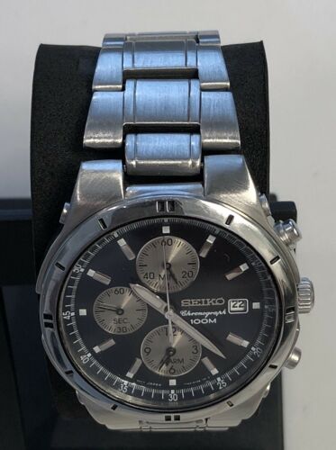 Seiko Chronograph Alarm 7T62 0FY0 Quartz Men s Watch WatchCharts