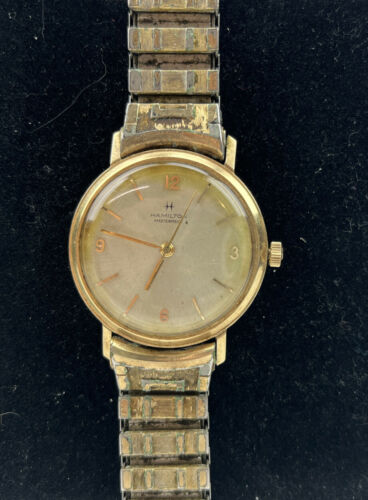 Hamilton masterpiece best sale gold watch