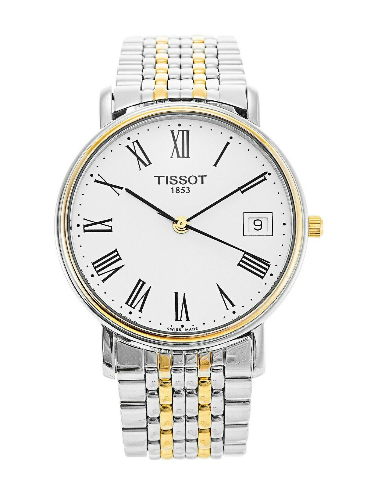TISSOT T870/970 MEN'S SWISS WRIST WATCH Date 1853 Stainless Steel