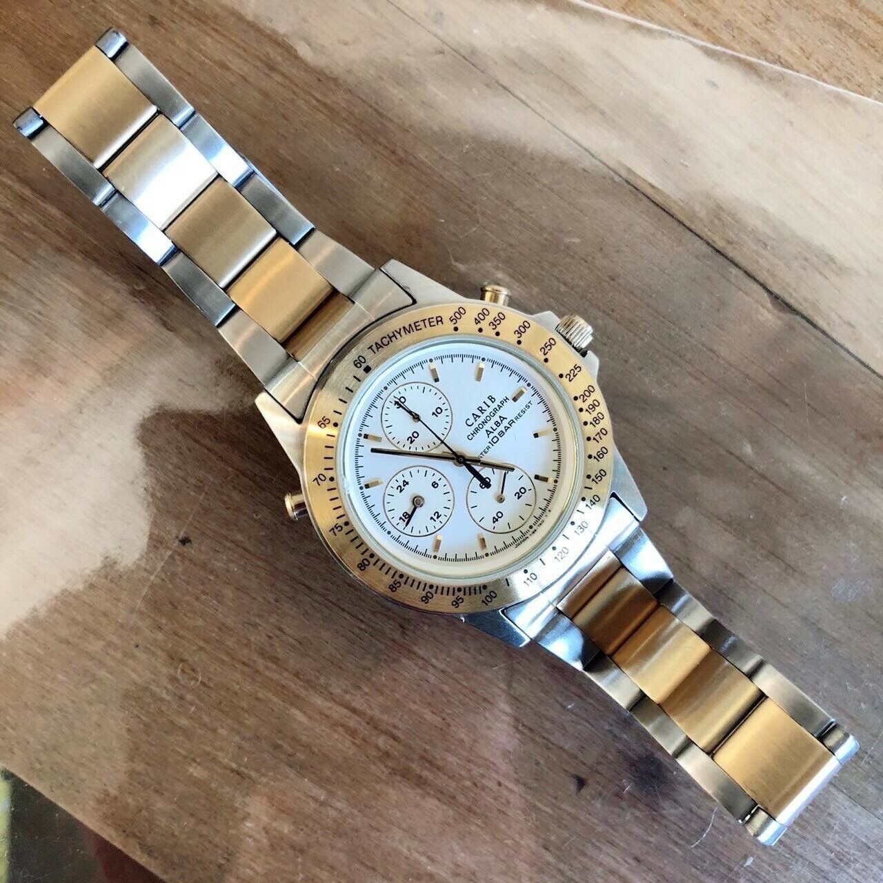 Vintage Alba CARIB Chronograph and Alarm Men's Quartz watch