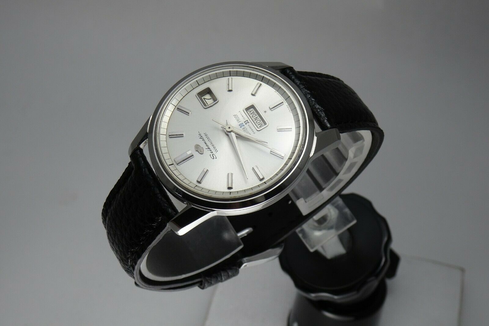 Vintage 1963 JAPAN SEIKO MATIC WEEKDATER J13080 33Jewels Automatic