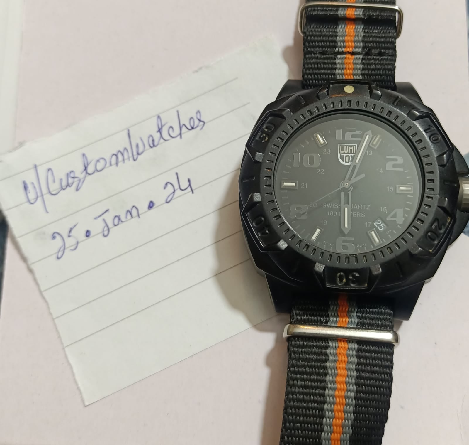 WTS LUMINOX Men s 0201.BO Sentry 0200 Blackout Watch 140 Shipped