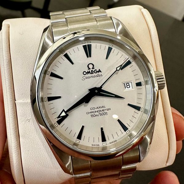[WTS] Omega Seamaster Aqua Terra 2503.33 White Dial w/ Blue Indices ...