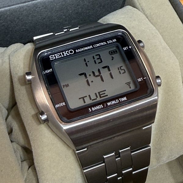 Seiko Spirit S760 Digital Solar Radiowave ( Atomic) | WatchCharts ...