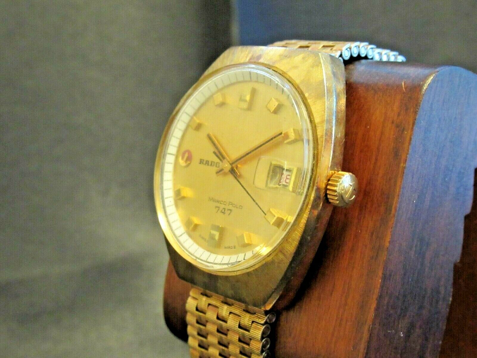 RADO MARCO POLO 747 Ref.11837/1 Date Automatic Vintage Men