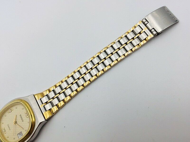 RADO Watch 111.4007.4 Women's Quartz 18K Gold Plated St.Steel Date