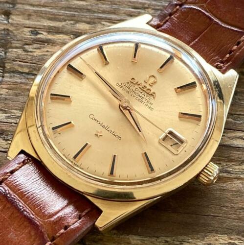 OMEGA CONSTELLATION 18KT YELLOW GOLD VINTAGE WATCH 100