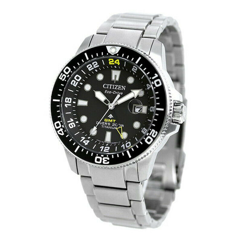 CITIZEN PROMASTER MARINE BJ7110 89E ECO DRIVE GMT DIVER S 200m TITANIUM WATCH WatchCharts