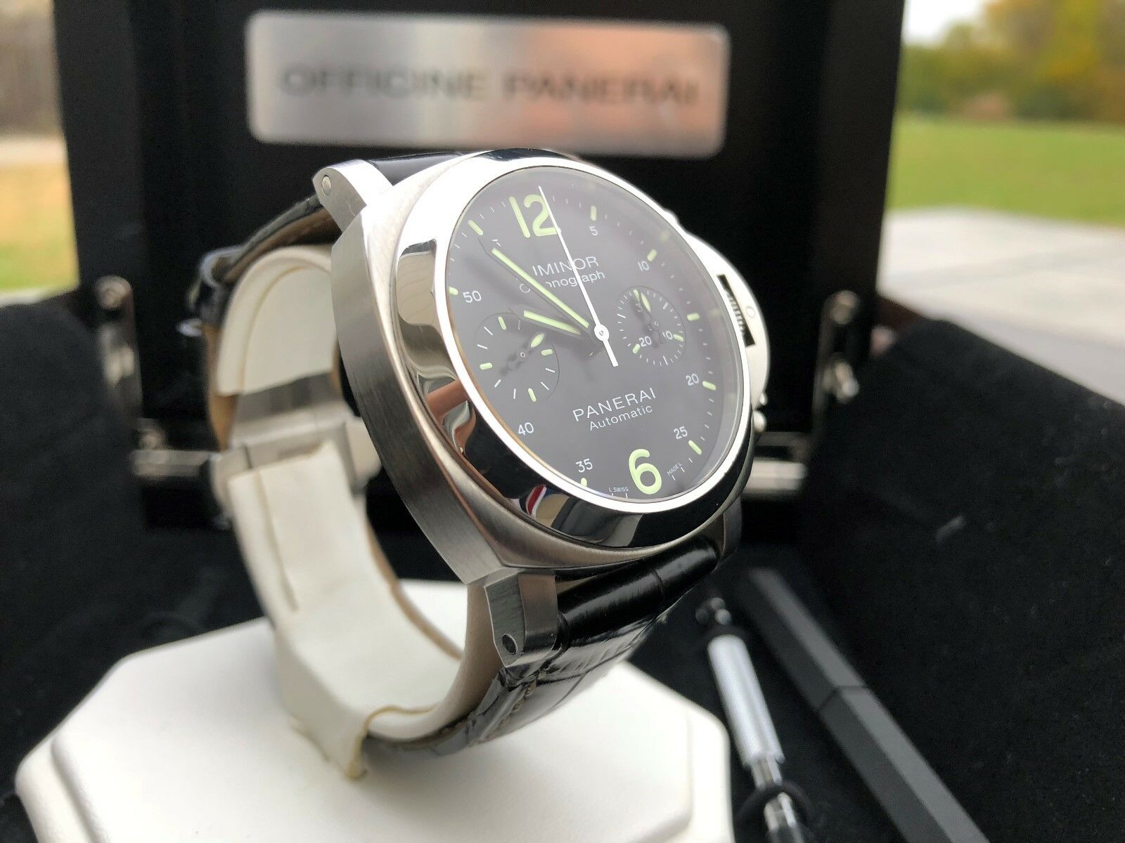 Very Rare Panerai PAM00310 PAM 310 Luminor Chronograph 40mm Watch