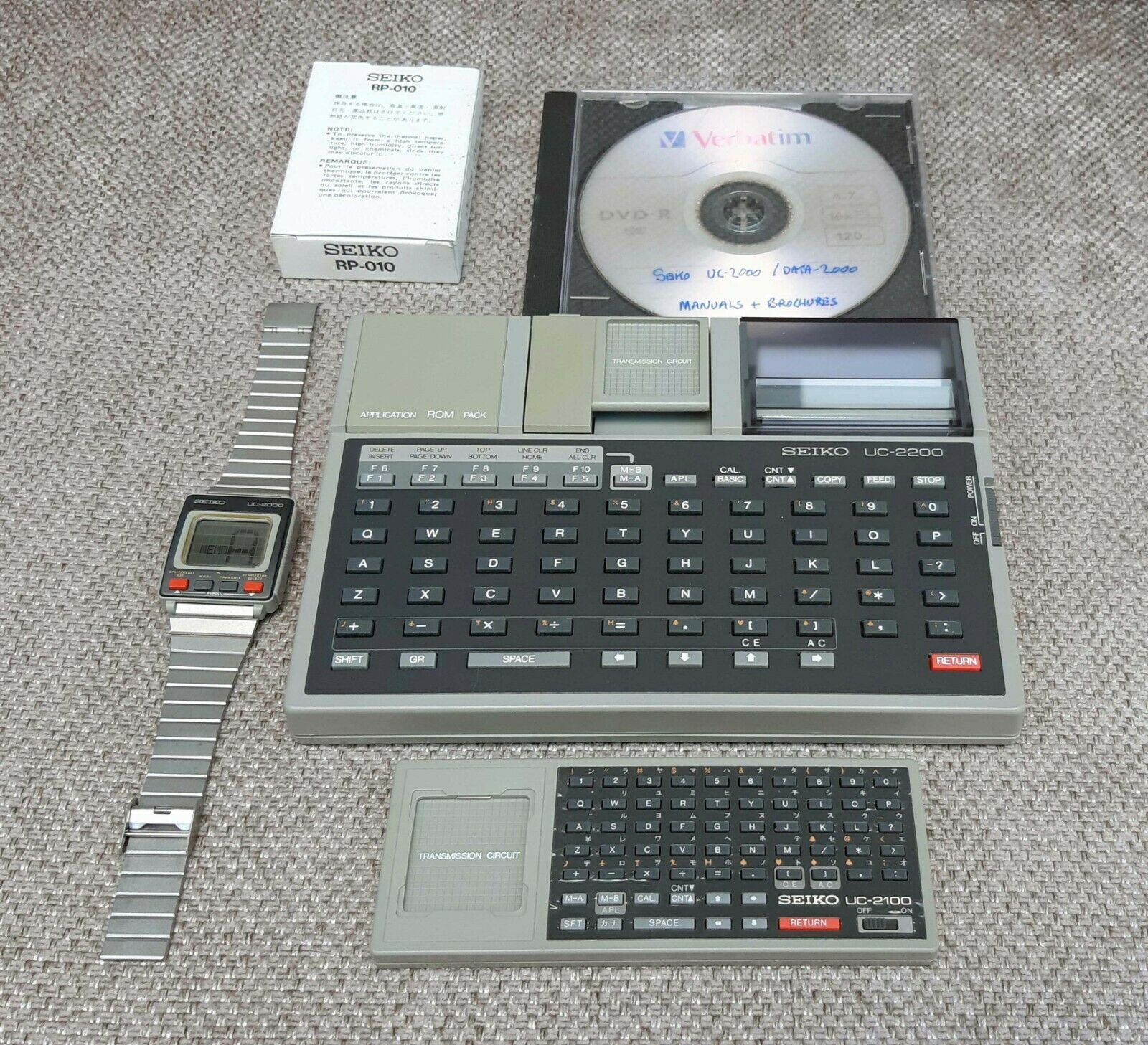 Seiko UC-2000 Wrist Information System 3-Piece Set (UC-2000, UC