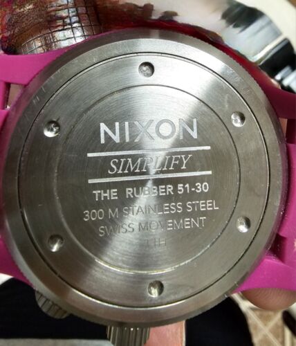 Nixon simplify the hot sale rubber 51 30