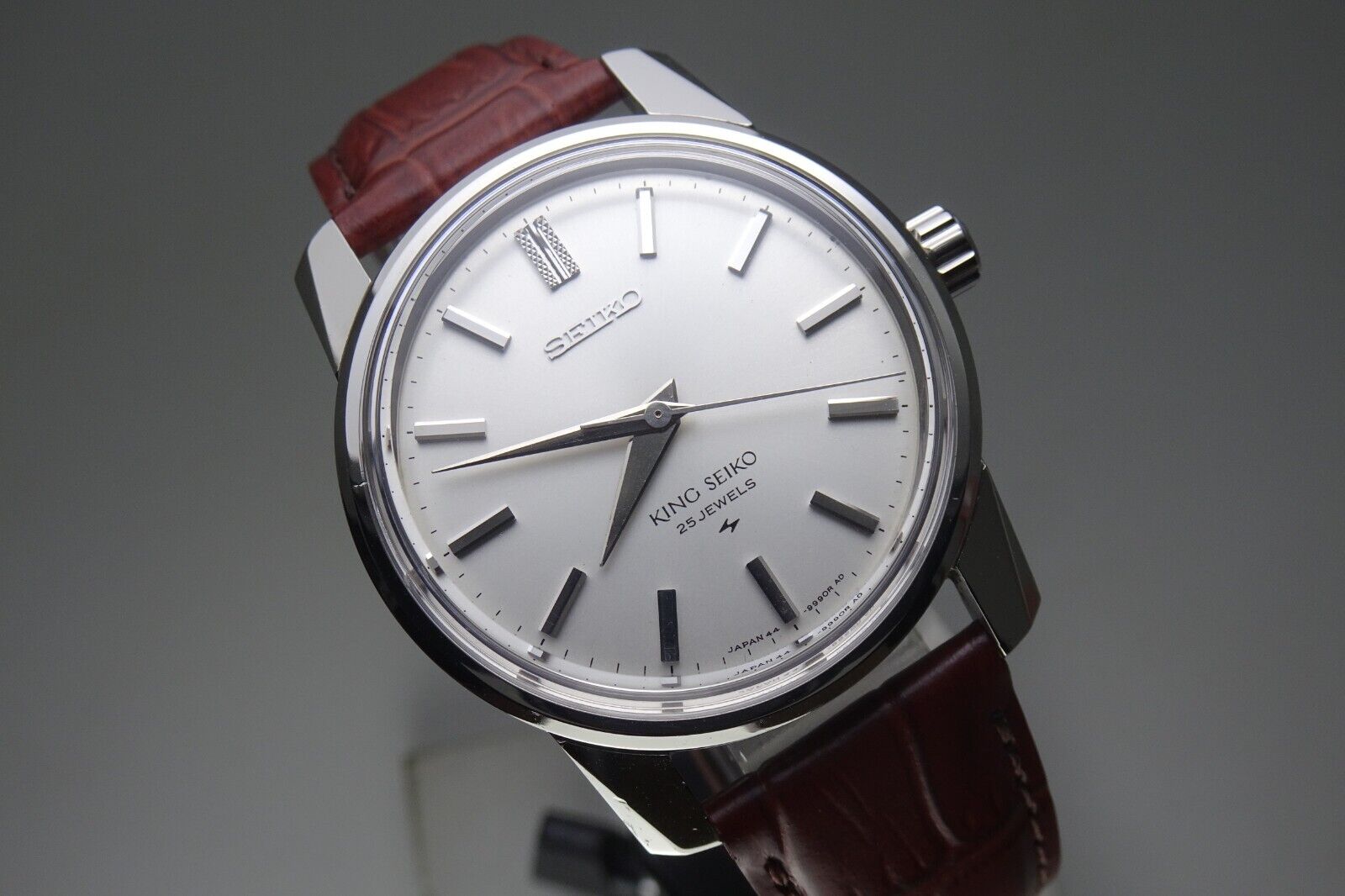 時計 Seiko king seiko 25Jewels 44-9990 Seiko King Seiko 44-9990 Vintage Black Slv 25jewels Manual