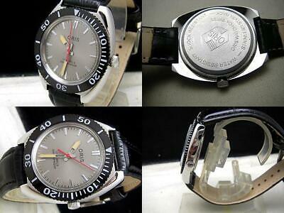 254ORIS Oris Diver Manual winding Silver ORIS Oris diver Good