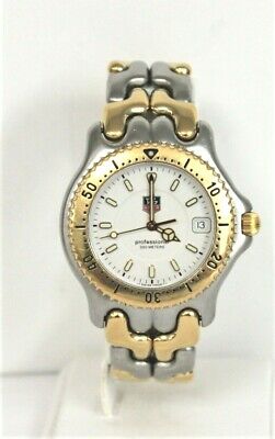 Tag Heuer WG 1122 KO Two Tone Professional Men s Quartz Watch