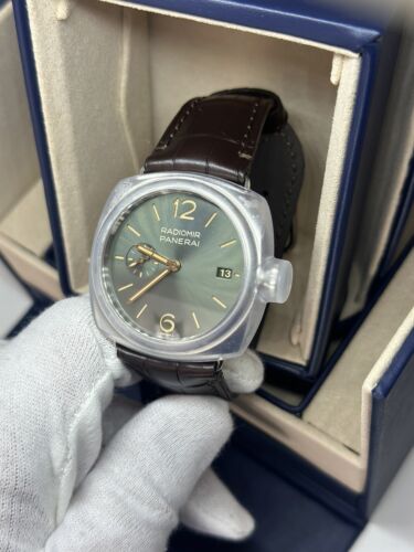 Panerai Radiomir Pam01386 Green Dial 40mm Brand New 2023 With Box