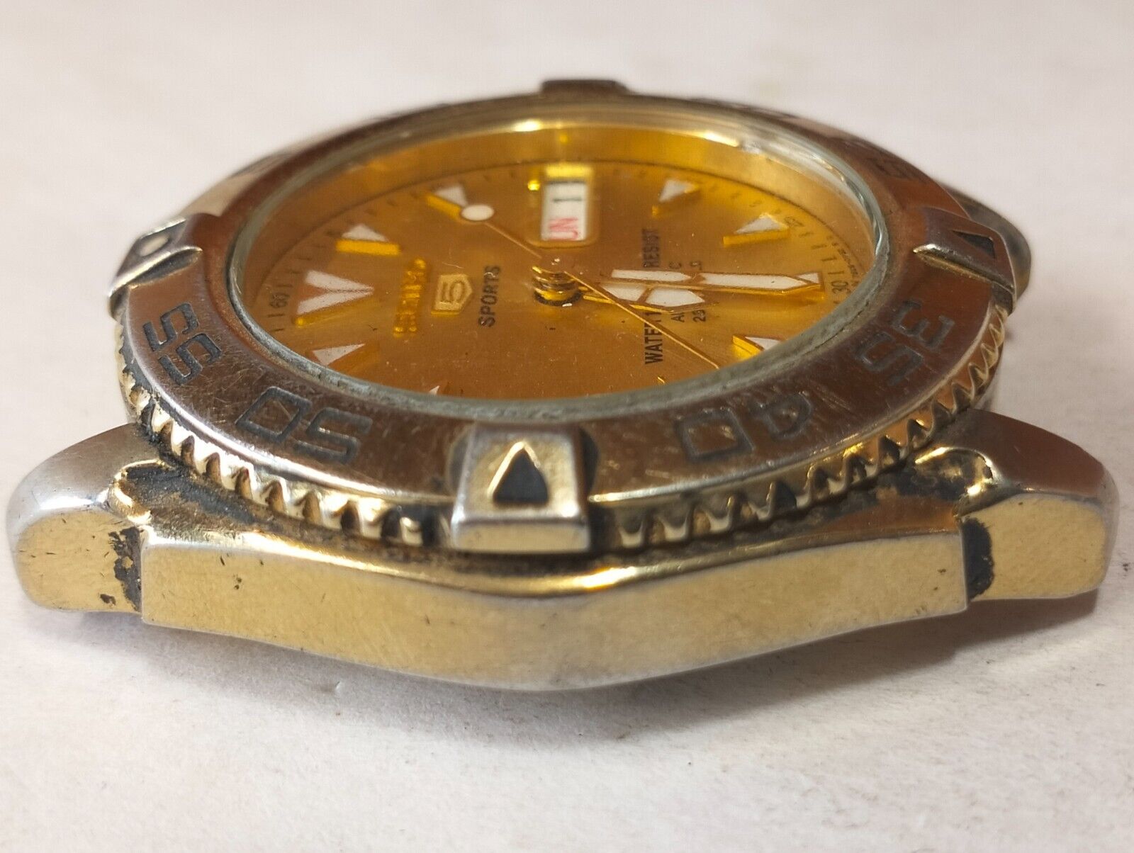 SEIKO 5 SPORTS AUTOMATIC 7S36-00Y0 JAPAN MEN'S NOT WORKING PARTS