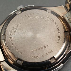 Seiko Dolce Perpetual Calendar 8F33-0030 Black Dial Men