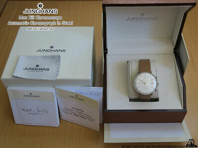 Junghans Max Bill Chronoscope steel Automatic Chronograph Ref.027