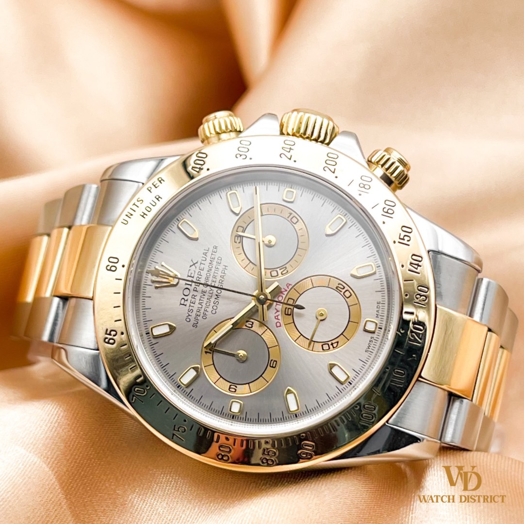 Rolex daytona cheap half gold price