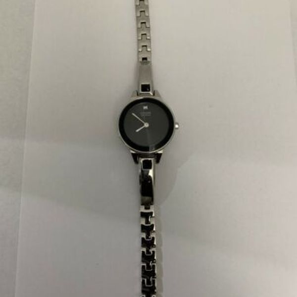 Citizen Womens Eco Drive Stainless Steel B023-S081122 Black Dial Watch ...
