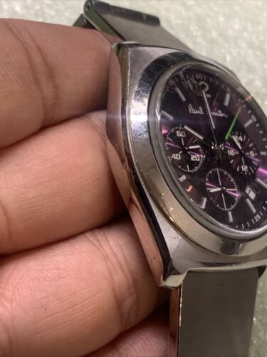 Paul Smith Final Eyes Limited Model Men's Chronograph Watch Purple