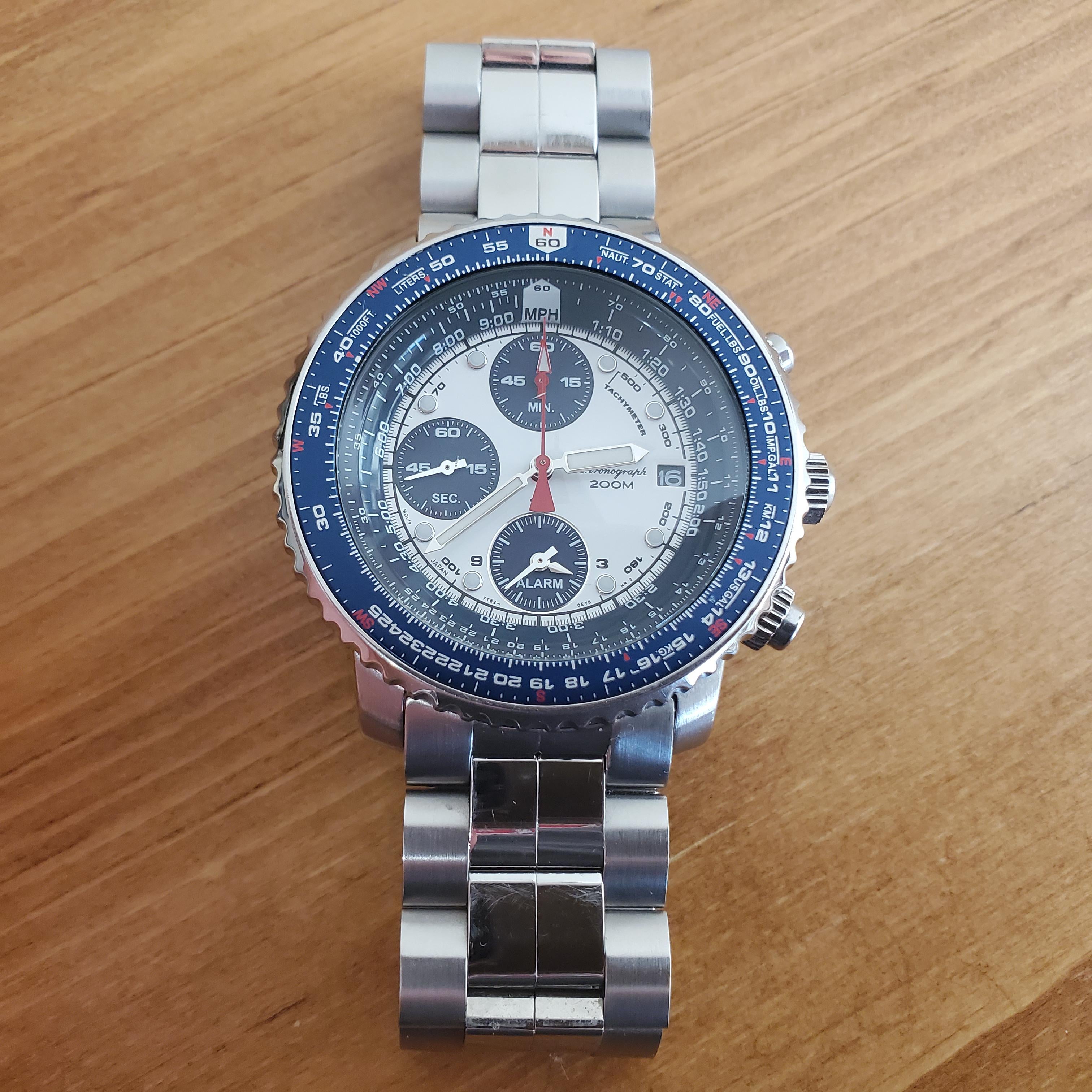 [WTS] Seiko SNA413 Blue Panda Flightmaster | WatchCharts Marketplace