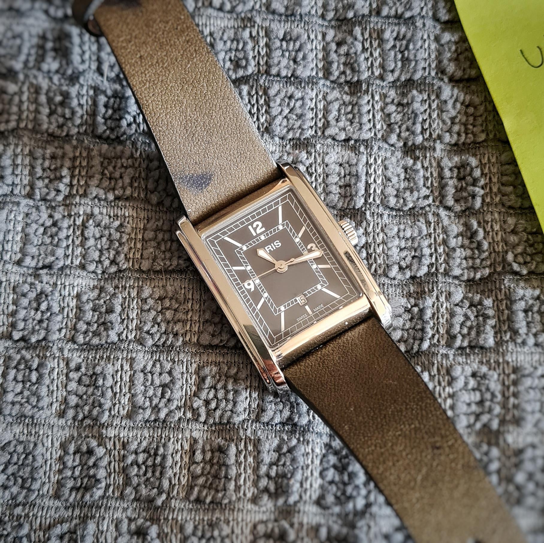 WTS Oris Rectangular Anthracite Mint Condition WatchCharts