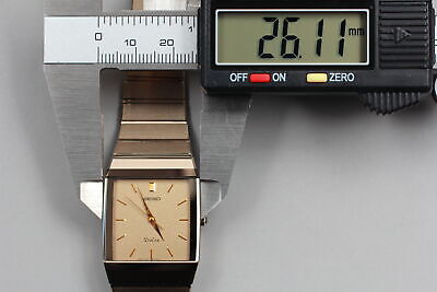 Vintage 1986 N MINT SEIKO DOLCE 9531 5060 Quartz Gold Unisex