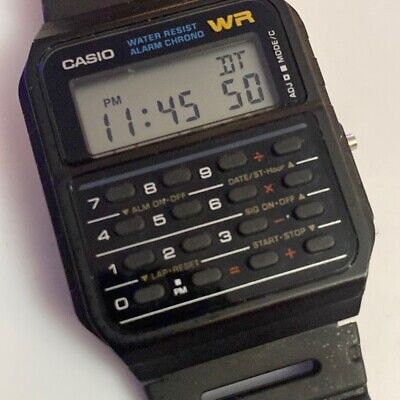 Casio calculator hot sale watch 80s