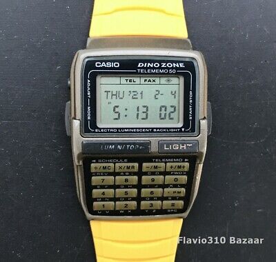 Rare Custom CASIO DBC-30 (1253) Dino Zone Telememo 50 37mm