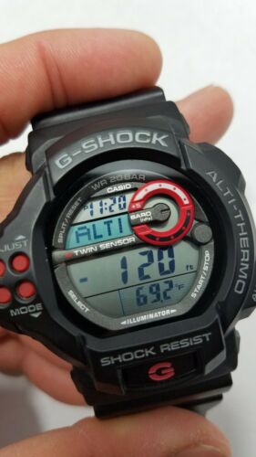 Casio G-Shock 3255 GDF-100-1A Twin Sensor Alti-Thermo 55mm Watch