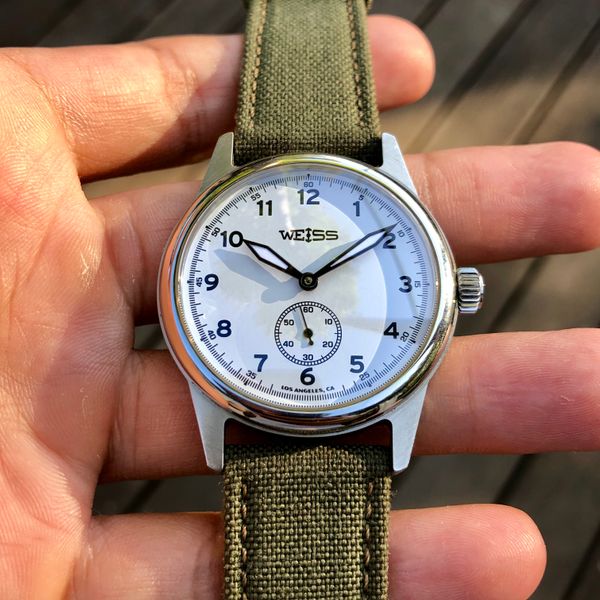 [WTS] Weiss Standard Issue Field Watch 38mm | WatchCharts Marketplace