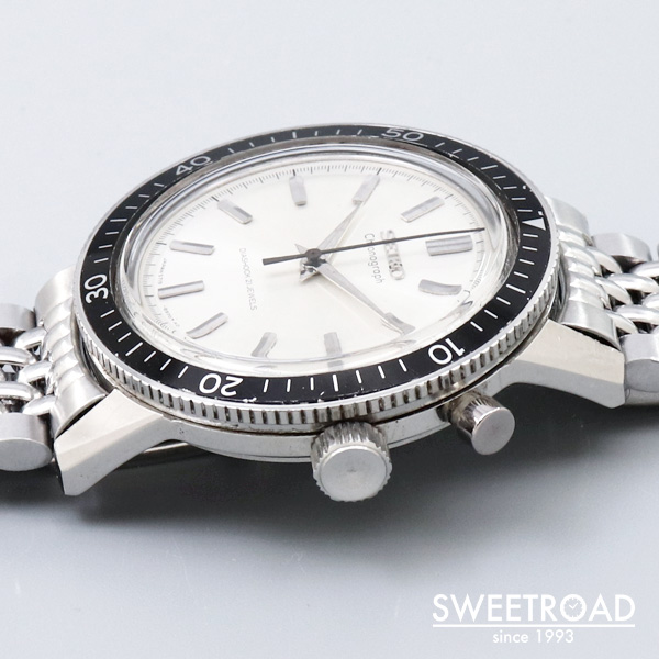 SEIKO / Seiko] One-push chronograph / Late model / Black metal