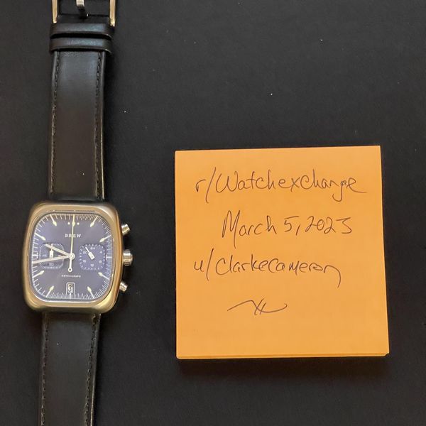 [WTS] Brew Retrograph Cobalt Blue | WatchCharts Marketplace