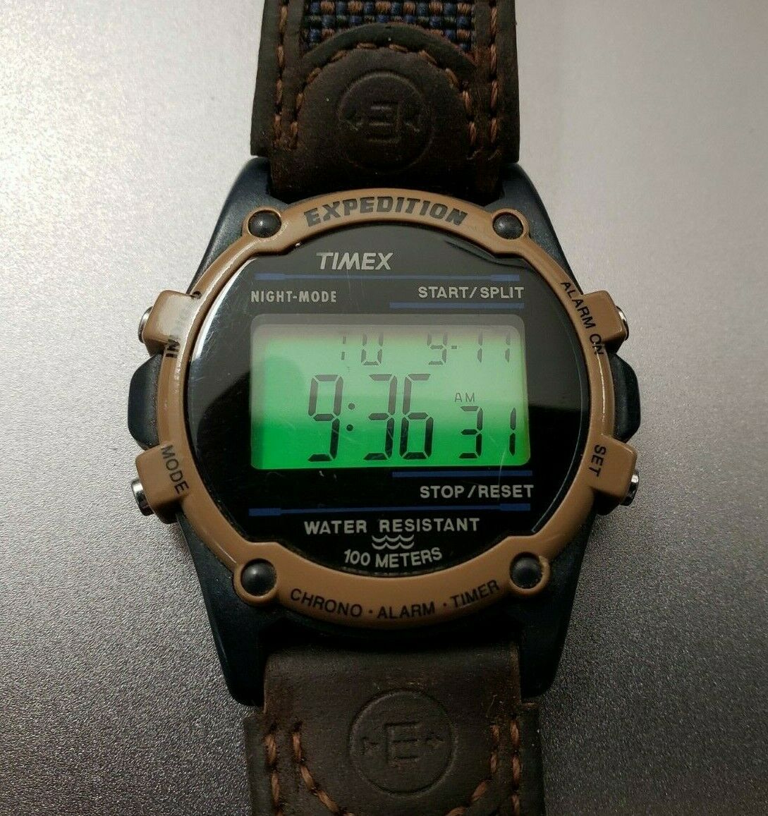 timex expedition indiglo digital