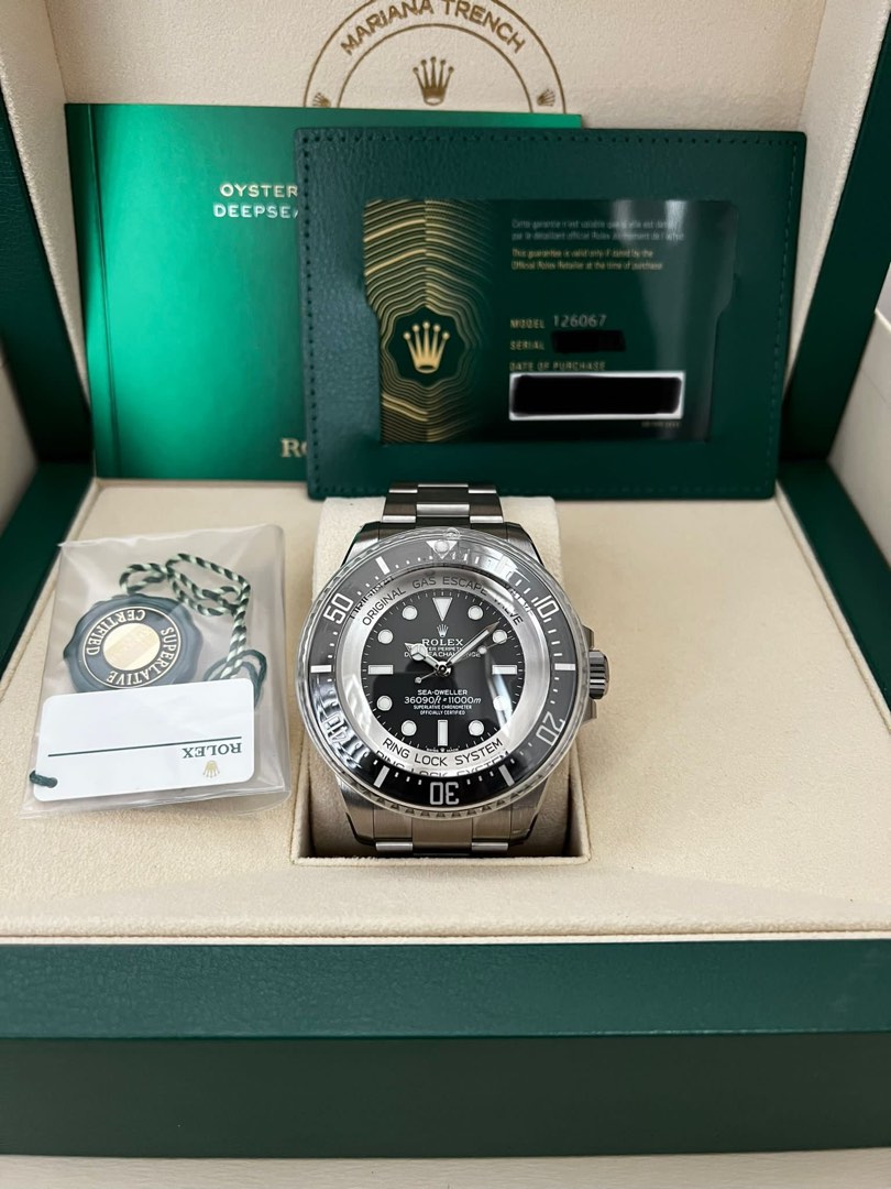 Oct2023 Rolex 126067 Deepsea Challenge 50mm RLX Titanium Fullset