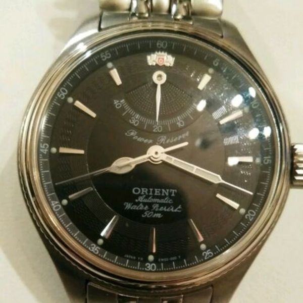 Orient automatic 21 jewels power reserve 50m EW03-CO CS. (estate
