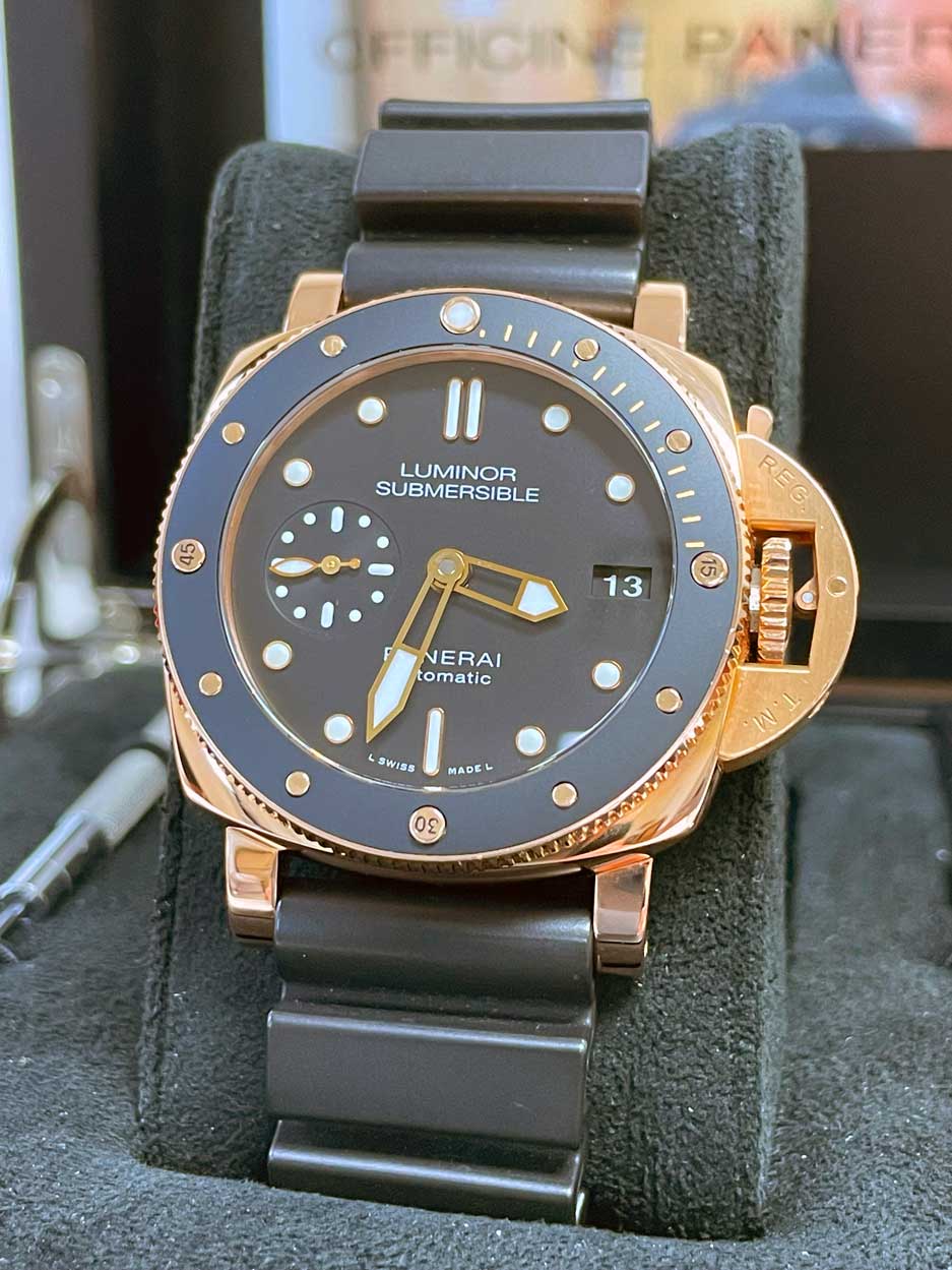 FS Panerai 684 Pam00684 42mm Submersible Rose Gold Mint