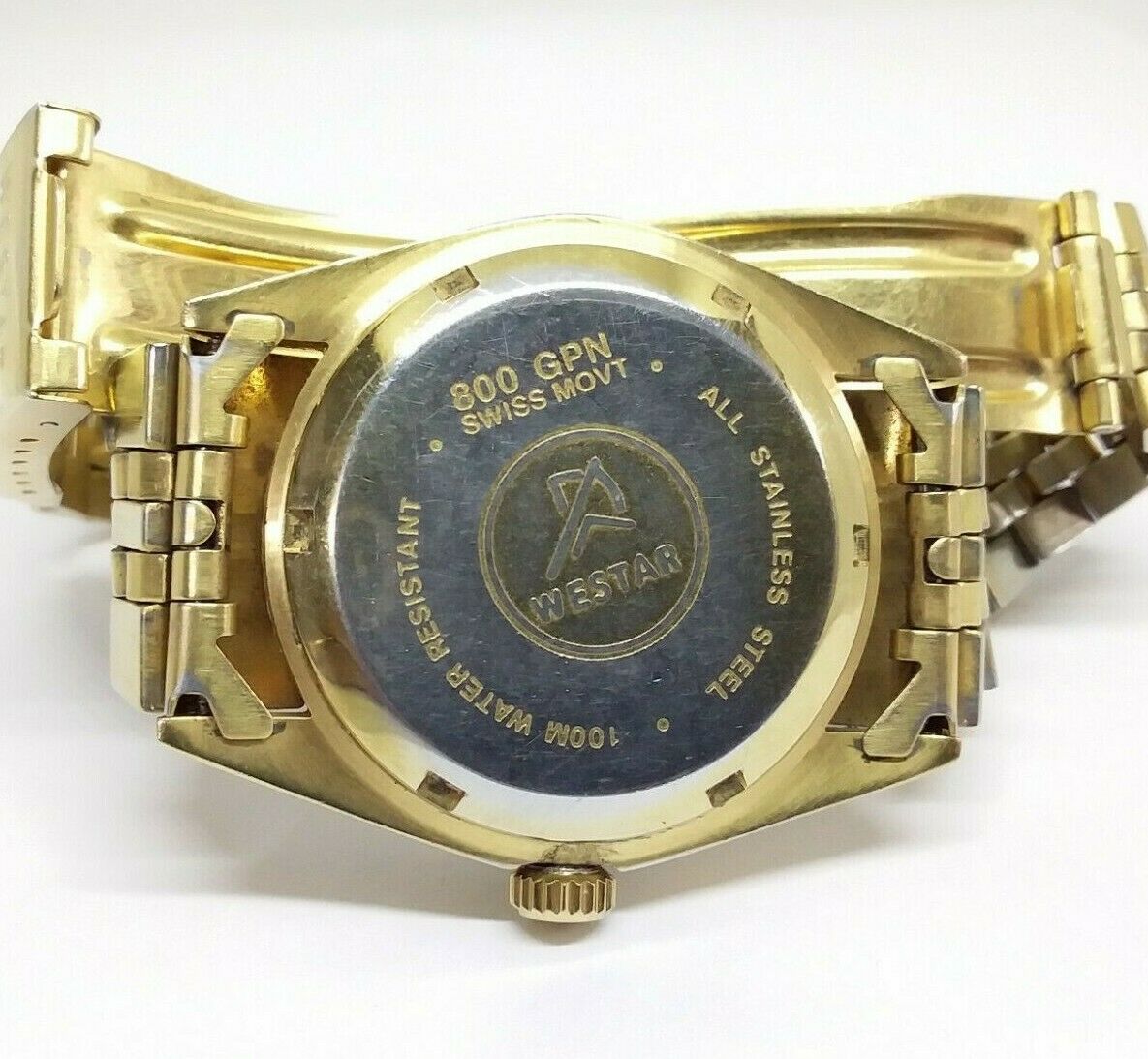 VINTAGE MEN'S WESTAR AUTOMATIC 25 JEWELS SAPPHIRE WITH DATE VINTAGE MEN'S WESTAR AUTOMATIC 25 JEWELS SAPPHIRE WITH DATE